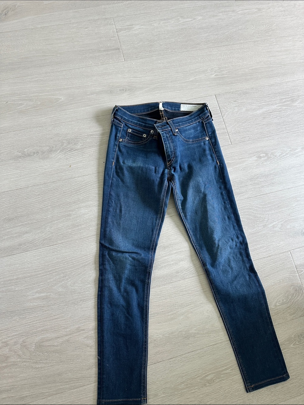 rag & bone Dark Blue Skinny Jeans